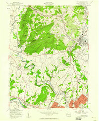 Download a high-resolution, GPS-compatible USGS topo map for Boyertown, PA (1958 edition)