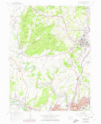 Download a high-resolution, GPS-compatible USGS topo map for Boyertown, PA (1974 edition)