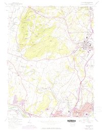 preview thumbnail of historical topo map of Boyertown, PA in 1957