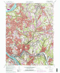 Download a high-resolution, GPS-compatible USGS topo map for Braddock, PA (1979 edition)