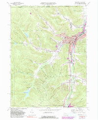 Download a high-resolution, GPS-compatible USGS topo map for Bradford, PA (1991 edition)