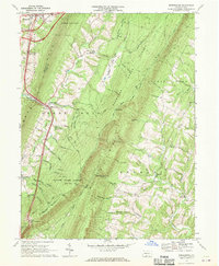 Download a high-resolution, GPS-compatible USGS topo map for Breezewood, PA (1970 edition)