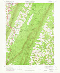 Download a high-resolution, GPS-compatible USGS topo map for Breezewood, PA (1973 edition)
