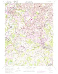 Download a high-resolution, GPS-compatible USGS topo map for Bridgeville, PA (1979 edition)