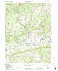 Download a high-resolution, GPS-compatible USGS topo map for Brodheadsville, PA (1992 edition)