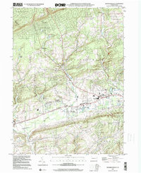 preview thumbnail of historical topo map of Brodheadsville, PA in 1999