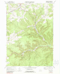 Download a high-resolution, GPS-compatible USGS topo map for Brookland, PA (1988 edition)