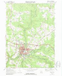 Download a high-resolution, GPS-compatible USGS topo map for Brookville, PA (1988 edition)