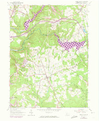 Download a high-resolution, GPS-compatible USGS topo map for Brush Valley, PA (1973 edition)