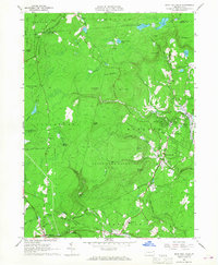 preview thumbnail of historical topo map of Monroe County, PA in 1966