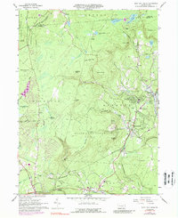 Download a high-resolution, GPS-compatible USGS topo map for Buck Hill Falls, PA (1988 edition)