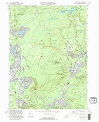 Download a high-resolution, GPS-compatible USGS topo map for Buck Hill Falls, PA (1995 edition)