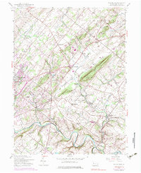 Download a high-resolution, GPS-compatible USGS topo map for Buckingham, PA (1974 edition)