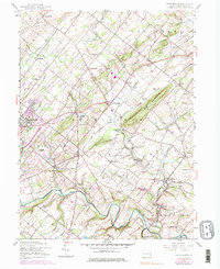 Download a high-resolution, GPS-compatible USGS topo map for Buckingham, PA (1974 edition)