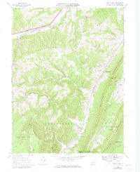 Download a high-resolution, GPS-compatible USGS topo map for Buffalo Mills, PA (1973 edition)