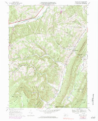 Download a high-resolution, GPS-compatible USGS topo map for Buffalo Mills, PA (1984 edition)