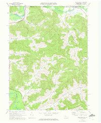 Download a high-resolution, GPS-compatible USGS topo map for Bullis Mills, PA (1972 edition)