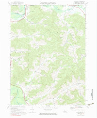 Download a high-resolution, GPS-compatible USGS topo map for Bullis Mills, PA (1983 edition)