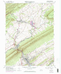 Download a high-resolution, GPS-compatible USGS topo map for Burnham, PA (1973 edition)