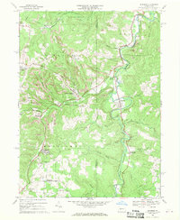 Download a high-resolution, GPS-compatible USGS topo map for Burnside, PA (1970 edition)