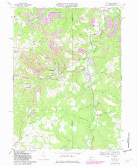 Download a high-resolution, GPS-compatible USGS topo map for Burnside, PA (1968 edition)