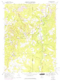Download a high-resolution, GPS-compatible USGS topo map for Burnside, PA (1975 edition)