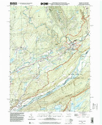 preview thumbnail of historical topo map of Monroe County, PA in 1999