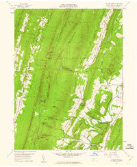 Download a high-resolution, GPS-compatible USGS topo map for Butler Knob, PA (1960 edition)
