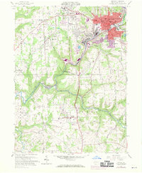 Download a high-resolution, GPS-compatible USGS topo map for Butler, PA (1970 edition)