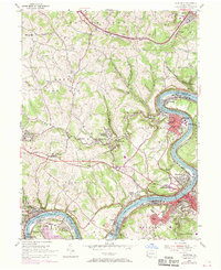 Download a high-resolution, GPS-compatible USGS topo map for California, PA (1970 edition)