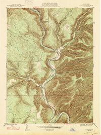 Download a high-resolution, GPS-compatible USGS topo map for Cameron, PA (1947 edition)