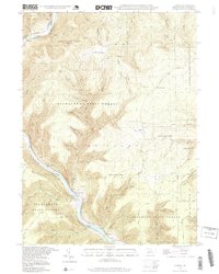preview thumbnail of historical topo map of Lycoming County, PA in 1994