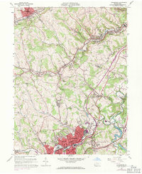 Download a high-resolution, GPS-compatible USGS topo map for Canonsburg, PA (1971 edition)