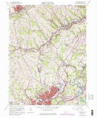 Download a high-resolution, GPS-compatible USGS topo map for Canonsburg, PA (1979 edition)