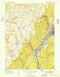 Download a high-resolution, GPS-compatible USGS topo map for Carbondale, PA (1949 edition)