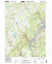 Download a high-resolution, GPS-compatible USGS topo map for Carbondale, PA (2001 edition)
