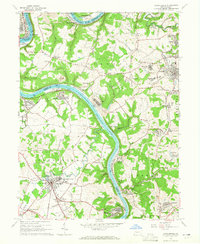 Download a high-resolution, GPS-compatible USGS topo map for Carmichaels, PA (1965 edition)
