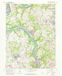 Download a high-resolution, GPS-compatible USGS topo map for Carmichaels, PA (1973 edition)