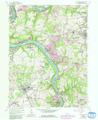 Download a high-resolution, GPS-compatible USGS topo map for Carmichaels, PA (1991 edition)