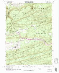 preview thumbnail of historical topo map of Clinton County, PA in 1965