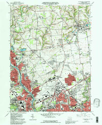 Download a high-resolution, GPS-compatible USGS topo map for Catasauqua, PA (1992 edition)