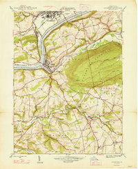 Download a high-resolution, GPS-compatible USGS topo map for Catawissa, PA (1947 edition)