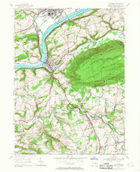Download a high-resolution, GPS-compatible USGS topo map for Catawissa, PA (1968 edition)