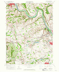 Download a high-resolution, GPS-compatible USGS topo map for Cementon, PA (1966 edition)