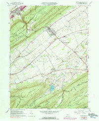 preview thumbnail of historical topo map of Centre Hall, PA in 1966
