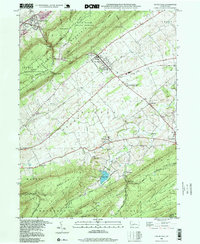 preview thumbnail of historical topo map of Centre Hall, PA in 1998