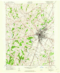 Download a high-resolution, GPS-compatible USGS topo map for Chambersburg, PA (1960 edition)