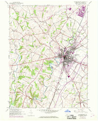 Download a high-resolution, GPS-compatible USGS topo map for Chambersburg, PA (1969 edition)