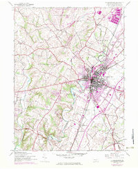 Download a high-resolution, GPS-compatible USGS topo map for Chambersburg, PA (1974 edition)