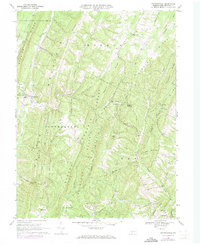 Download a high-resolution, GPS-compatible USGS topo map for Chaneysville, PA (1973 edition)